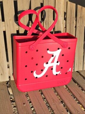 New Bogg bag Baby 15" (medium) Alabama Crimson Tide Collegiate Red Tote‎ Bag